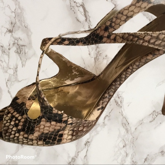 Guess Snakeskin High Heel Shoes - Picture 5 of 6